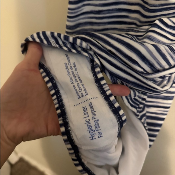 2 for $20 💋 NWT blue & white striped one piece - Picture 4 of 5